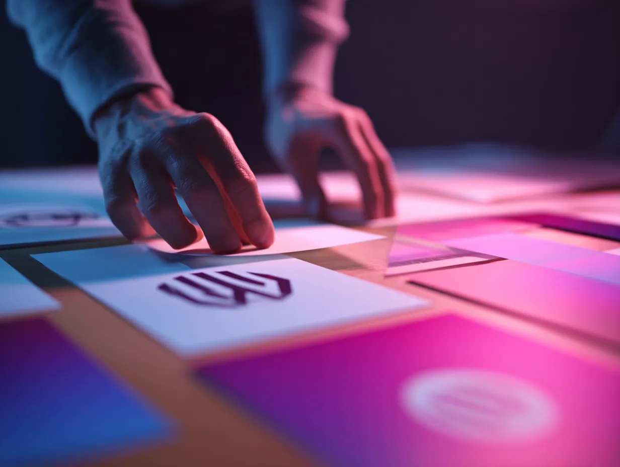 u1157782559 Realistic cinematic shot of a designer arranging 36aa2c62 e8e7 430f 8b83 1ce6ad2dcc8d 0