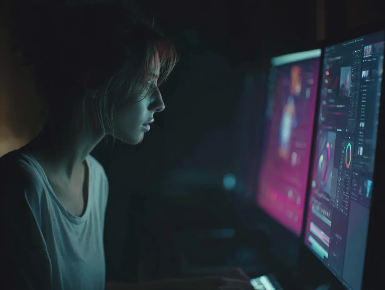 Cómo Calcular el ROI en Marketing Digital 2 Profesional trabajando con ordenador portátil y móvil sobre mesa con informes de métricas, análisis digital en agencia de marketing en Sant Cugat, Barcelona.