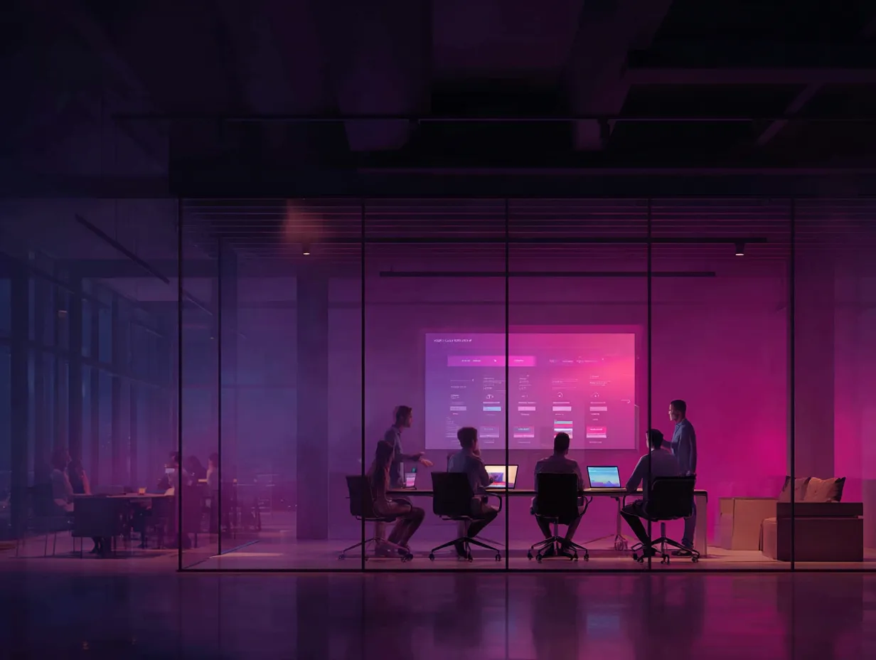 SEO vs SEM: ¿Cuál es mejor para tu negocio? 1 grupo de personas deliberando sobre el concepto de posicionamiento SEO en agencia de Sant Cugat, Barcelona.