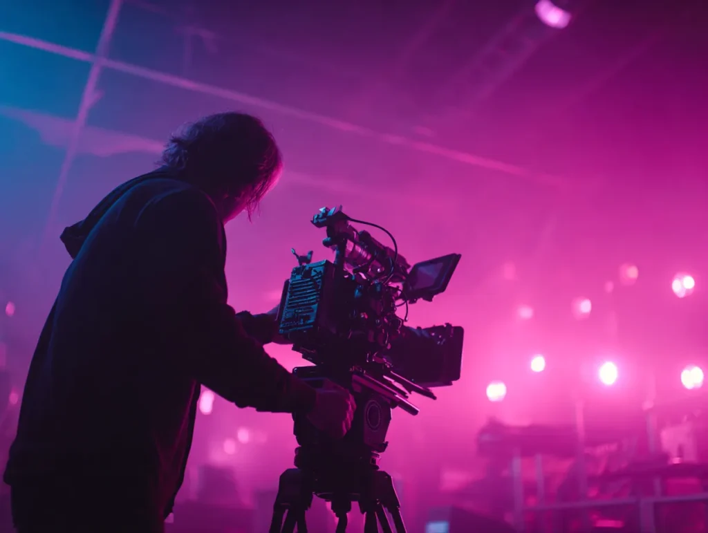 u1157782559 Cinematic realistic shot of a film director adjus 3dac9921 9cf5 48ad 9bd6 58c703eecf58 1