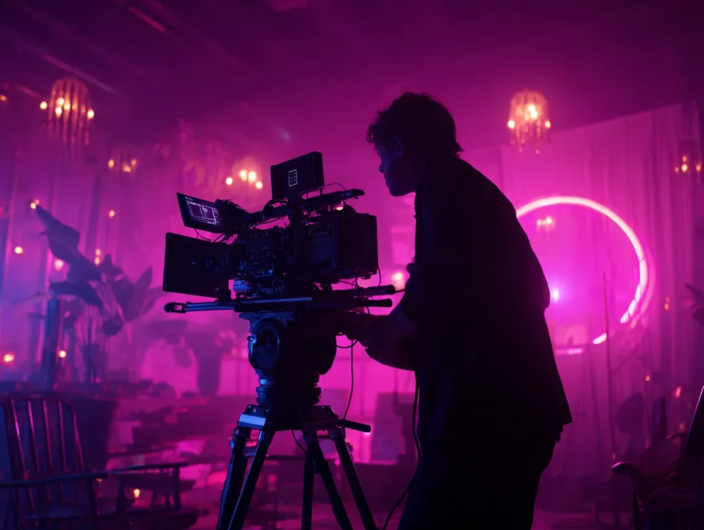 camar&oacute;grafo en un estudio de grabaci&oacute;n 